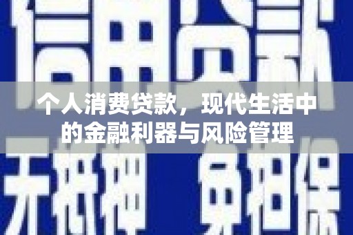 柯坪个人消费贷款，现代生活中的金融利器与风险管理