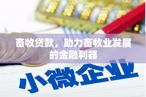 柯坪畜牧贷款，助力畜牧业发展的金融利器