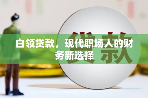 柯坪白领贷款，现代职场人的财务新选择