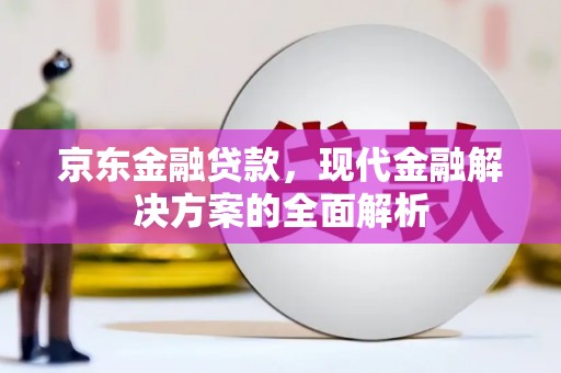 柯坪京东金融贷款，现代金融解决方案的全面解析