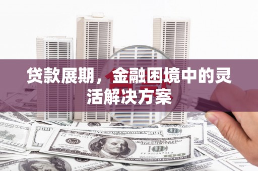 柯坪贷款展期，金融困境中的灵活解决方案