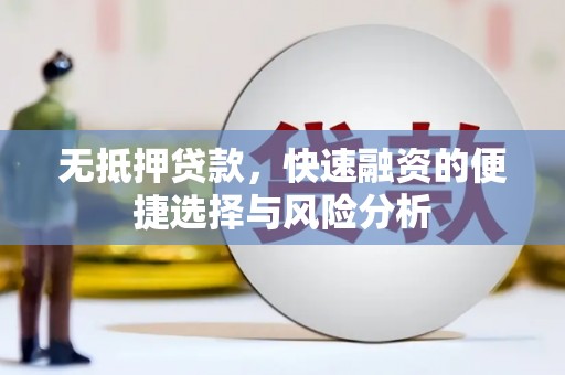 柯坪无抵押贷款，快速融资的便捷选择与风险分析