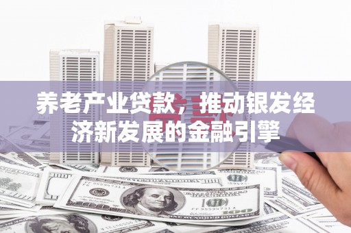 柯坪养老产业贷款，推动银发经济新发展的金融引擎