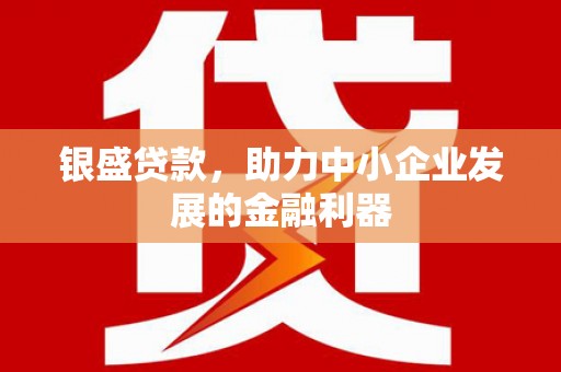 柯坪银盛贷款，助力中小企业发展的金融利器