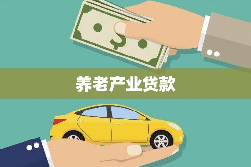 柯坪养老产业贷款
