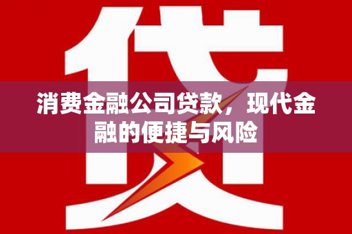 柯坪消费金融公司贷款，现代金融的便捷与风险